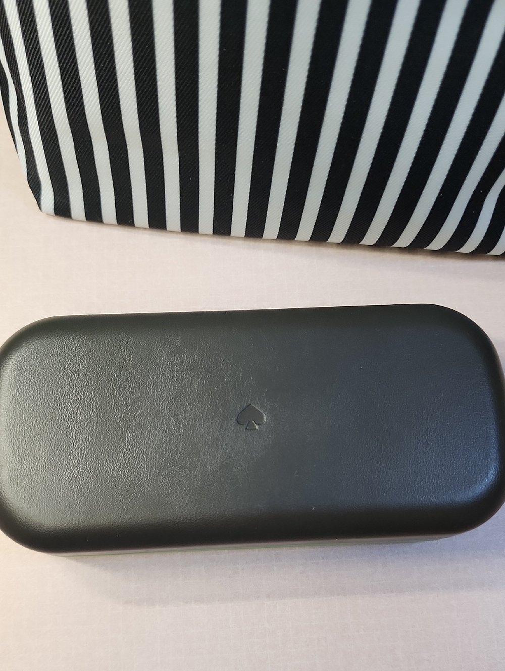 Kate Spade X Clinque Stripe/spots Bag,phone Charm, Glasses Case all New - Picture 4 of 10